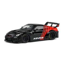 Nissan GT-R (R35) w/LibertyWalk Body Kit piros/fekete 2020 modell autó 1:43