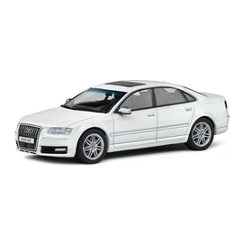 Audi S8 D3 5.2l -V10 2010 fehér modell autó 1:43
