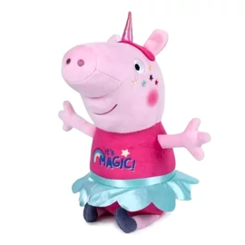 Peppa malac it's Magic plüss 31 cm, rózsaszín-kék