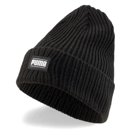 Puma uniszex Ribbed Classic Cuff téli kötött sapka, fekete-fehér, 2022