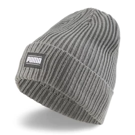 Puma uniszex Ribbed Classic Cuff téli kötött sapka, sötétszürke-fehér, S23