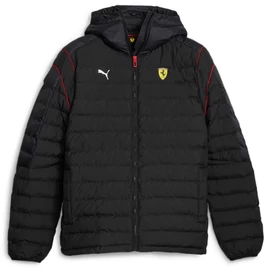 Puma Ferrari Race T7 Eclt Jk férfi kabát, fekete-piros, 2023