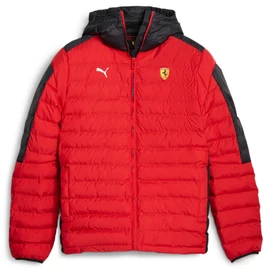 Puma Ferrari Race T7 Eclt Jk férfi kabát, piros-fekete, 2023