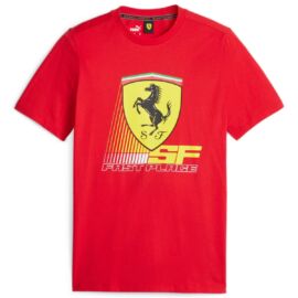 Puma Scuderia Ferrari Race fast place férfi póló, piros-sárga-fekete, 2023