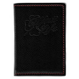 Alfisti Life black&red bőr jogosítvány és forgalmi en. tartó