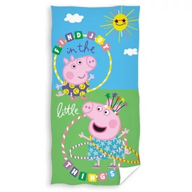 Peppa malac 'Find joy, in the little things' törölköző 70 x 140 cm