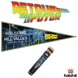 Back to the Future filc zászló 'Welcome to Hill Valley' 30 x 76 cm