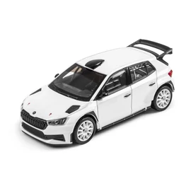 New Skoda Fabia RS Rally2 "Asphalt Wheels" fehér modellautó 1:43