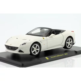 Plexi nélküli verzió Ferrari California T 2014 fehér modellautó 1:24