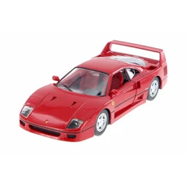 Plexi nélküli verzió Ferrari F40 1987 piros modellautó 1:24