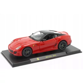 Plexi nélküli verzió Ferrari 599 Gto 2010 piros/fekete modellautó 1:24
