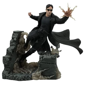 Warner Bros. Entertainment The Matrix Neo Gallery dioráma figura 25 cm