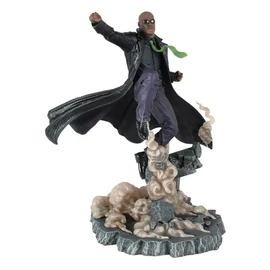 Warner Bros. Entertainment The Matrix Morpheus Gallery dioráma figura 30 cm