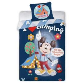 Mickey Mouse - I love camping ágyneműhuzat szett 140 x 200 + 70 x 90 cm