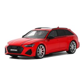 Audi RS 6 (C8) MTM piros 2021 modell autó 1:18