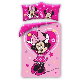 Minnie Mouse 'love and dream' ágyneműhuzat szett 140 x 200 + 70 x 90 cm