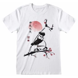 DreamWorks Kung Fu Panda Moonlight Rise uniszex póló, fehér, S24