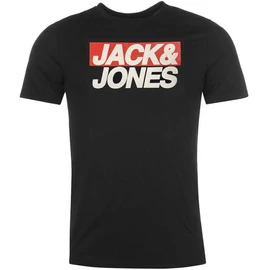 Jack&Jones Jortroll Tee SS Crew Neck MM férfi póló, fekete-piros