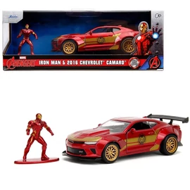 Iron Man & 2016 Chevrolet Camaro modell autó 1:32