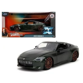 2023 Nissan Z Fast and Furious X zöld/fekete modellautó 1:24