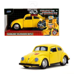 Transformers Bumblebee Volkswagen Beetle sárga modellautó 1:32