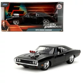 Dom'S 1970 Dodge Charger (OO--OO) fekete F&F modellautó 1:24