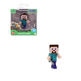 Minecraft Steve with Sword 6 cm fém figura 