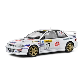 Subaru Impreza 22B #17 Panizzi/Panizzi  Rally Monte Carlo fehér 1999 modellautó 1:18