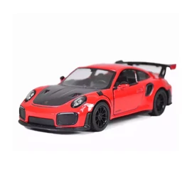 Porsche 911 GT2 RS (991) piros hátrahúzós autó 1:36