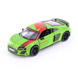 Audi R8 Coupé Sport zöld hátrahúzós autó 1:36
