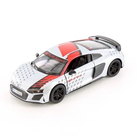 Audi R8 Coupé Sport ezüst hátrahúzós autó 1:36