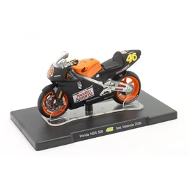 Honda NSR 500 #46 test Valencia 2000 Valentino Rossi narancssárga/fekete modell  1:18