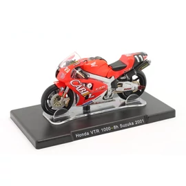 Honda VTR 1000-8h #11 Suzuka 2001 Valentino Rossi piros/fehér modell  1:18