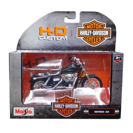 Harley Davidson "Series 39" 2006 Dyna Street Bob fekete modell  1:18