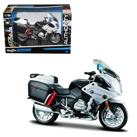 Bmw R 1200 RT California highway patrol fehér/fekete modell  1:18