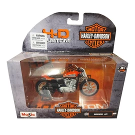 Harley Davidson "Series 40" XR 750 narancspiros modell  1:18