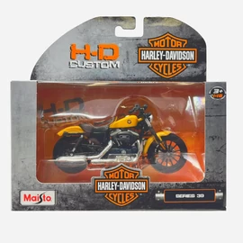 Harley Davidson "Series 39" 2014 Sportster Iron 883 sárga modell  1:18