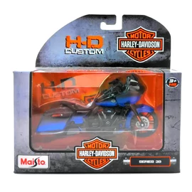 Harley Davidson "Series 39" 2018 CVO Road Glide kék/fekete modell  1:18