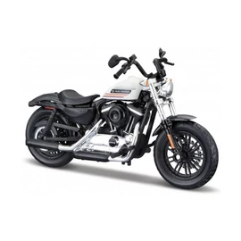 Harley Davidson "34360-38 T" 2018 Forty-Eight Special (Australian ver.)fehér/fekete modell  1:18