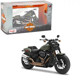 Harley Davidson "34360-42 T" Fat Bob 114 zöld/fekete modell  1:18
