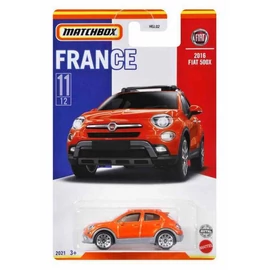 2016 Fiat 500X "best of france series" narancssárga Matchbox 1:64 