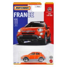 2016 Fiat 500X "best of france series" narancssárga Matchbox 1:64 