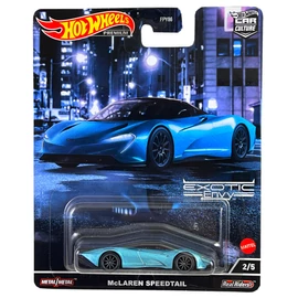 Exotic Envy "BOX" McLaren Speedtail kék #2/5 Premium Hotwheels 1:64 