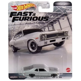 Fast&Furious '70 Chevrolet Nova SS ezüst #5/5 Premium Hotwheels 1:64 