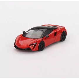 McLaren Artura 2023 RHD Vermillon piros modellautó 1:64 