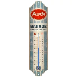 Audi Garage "Parts & Service" fém hőmérő "80355"