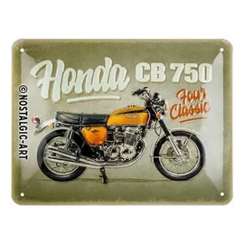 Honda "CB 750" dombornyomott fémplakát 15 x 20 cm "26270"