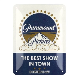 Paramount Pictures "The Best Show In Town" dombornyomott fémplakát 15 x 20 cm "26273"