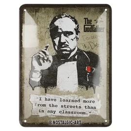 The Godfather "A Keresztapa" dombornyomott fémplakát 15 x 20 cm "26274"