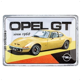 Opel "Since 1968" dombornyomott fémplakát 20 x 30 cm "22334"